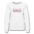 German Shorthaired Pointer Momma Floral Women’s Premium Sweatshirt - white